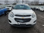 2017 Chevrolet Equinox Ls White vin: 2GNFLEEK2H6238144