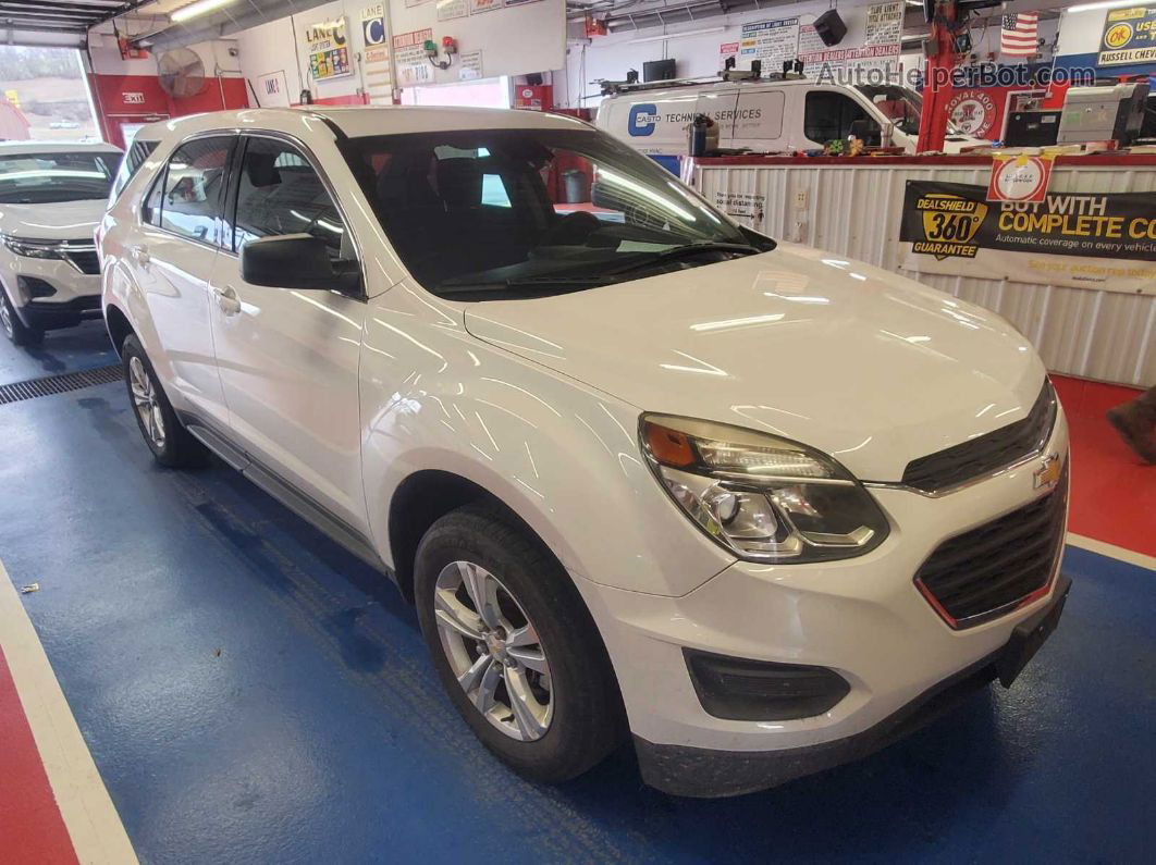 2016 Chevrolet Equinox Ls Белый vin: 2GNFLEEK3G6171732