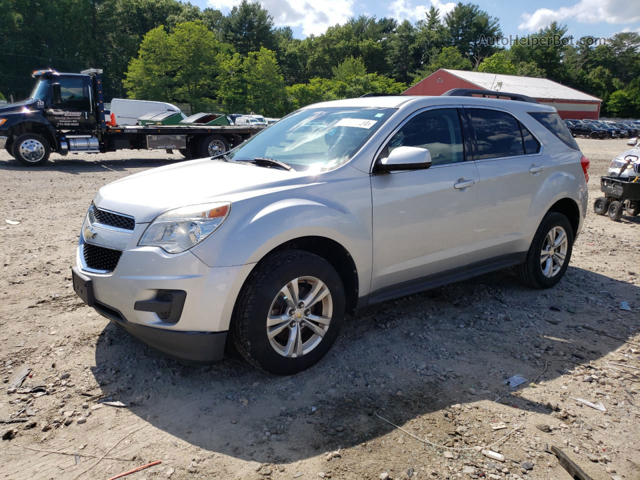 2012 Chevrolet Equinox Lt Silver vin: 2GNFLEEK4C6242141