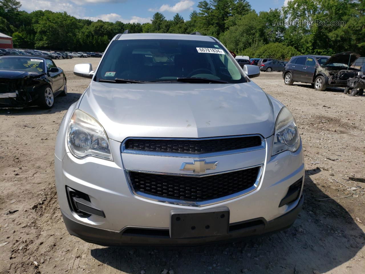 2012 Chevrolet Equinox Lt Silver vin: 2GNFLEEK4C6242141