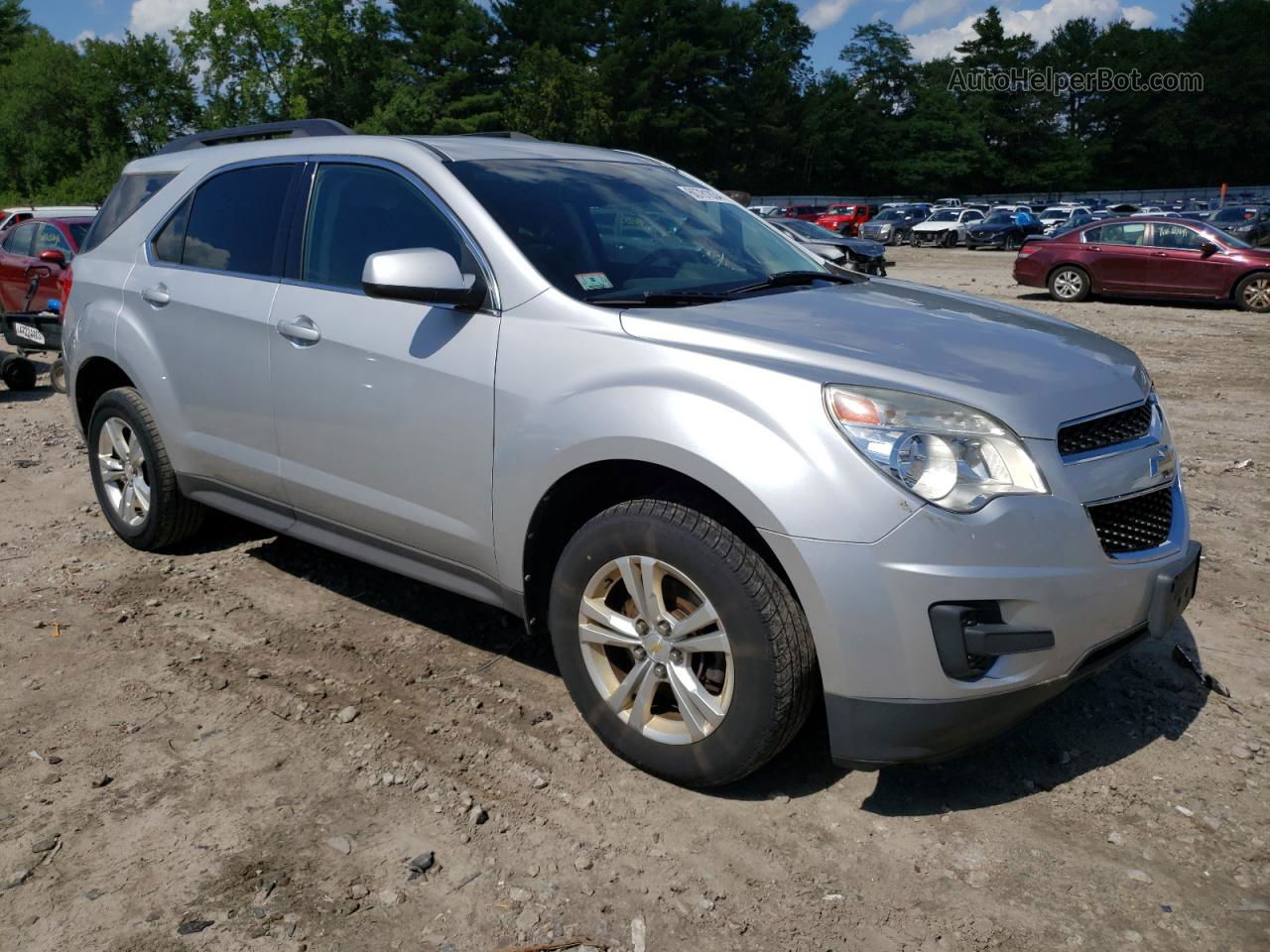 2012 Chevrolet Equinox Lt Silver vin: 2GNFLEEK4C6242141