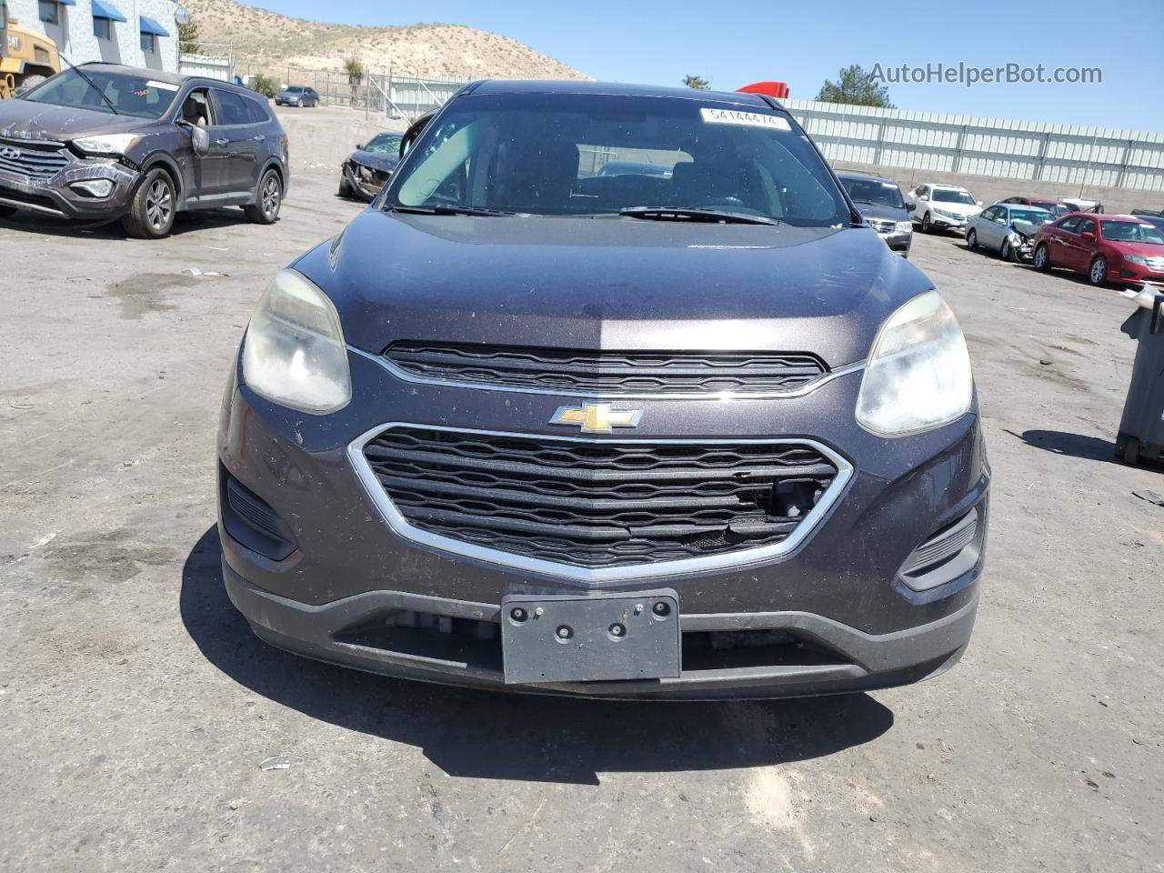 2016 Chevrolet Equinox Ls Gray vin: 2GNFLEEK4G6175028