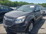 2016 Chevrolet Equinox Ls Gray vin: 2GNFLEEK4G6313179