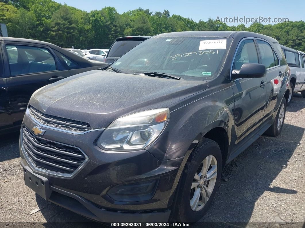 2016 Chevrolet Equinox Ls Gray vin: 2GNFLEEK4G6313179