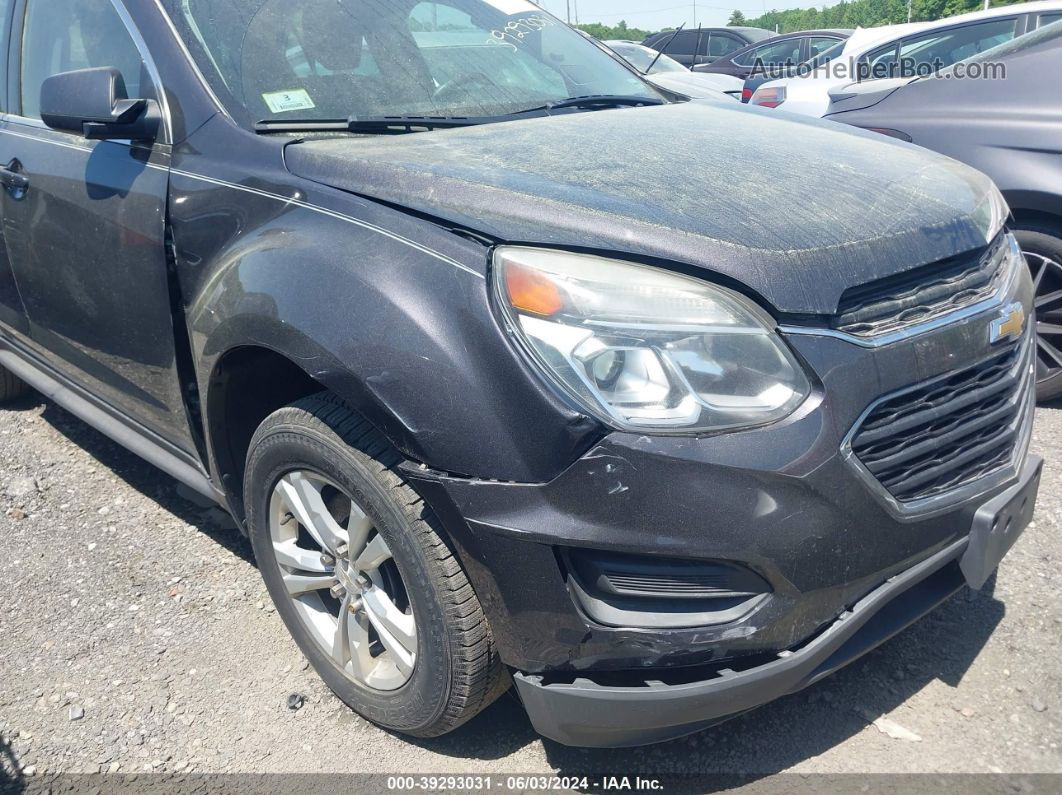 2016 Chevrolet Equinox Ls Gray vin: 2GNFLEEK4G6313179