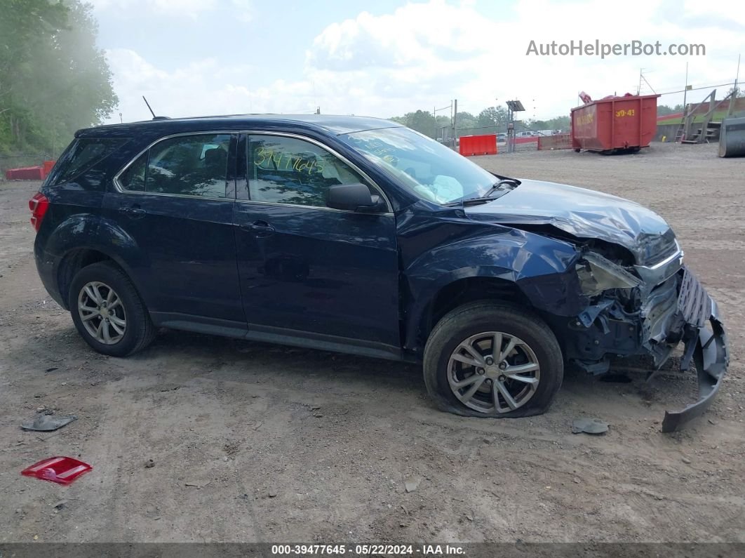 2017 Chevrolet Equinox Ls Dark Blue vin: 2GNFLEEK4H6195278