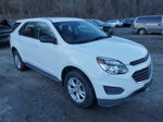 2017 Chevrolet Equinox Ls White vin: 2GNFLEEK4H6232233