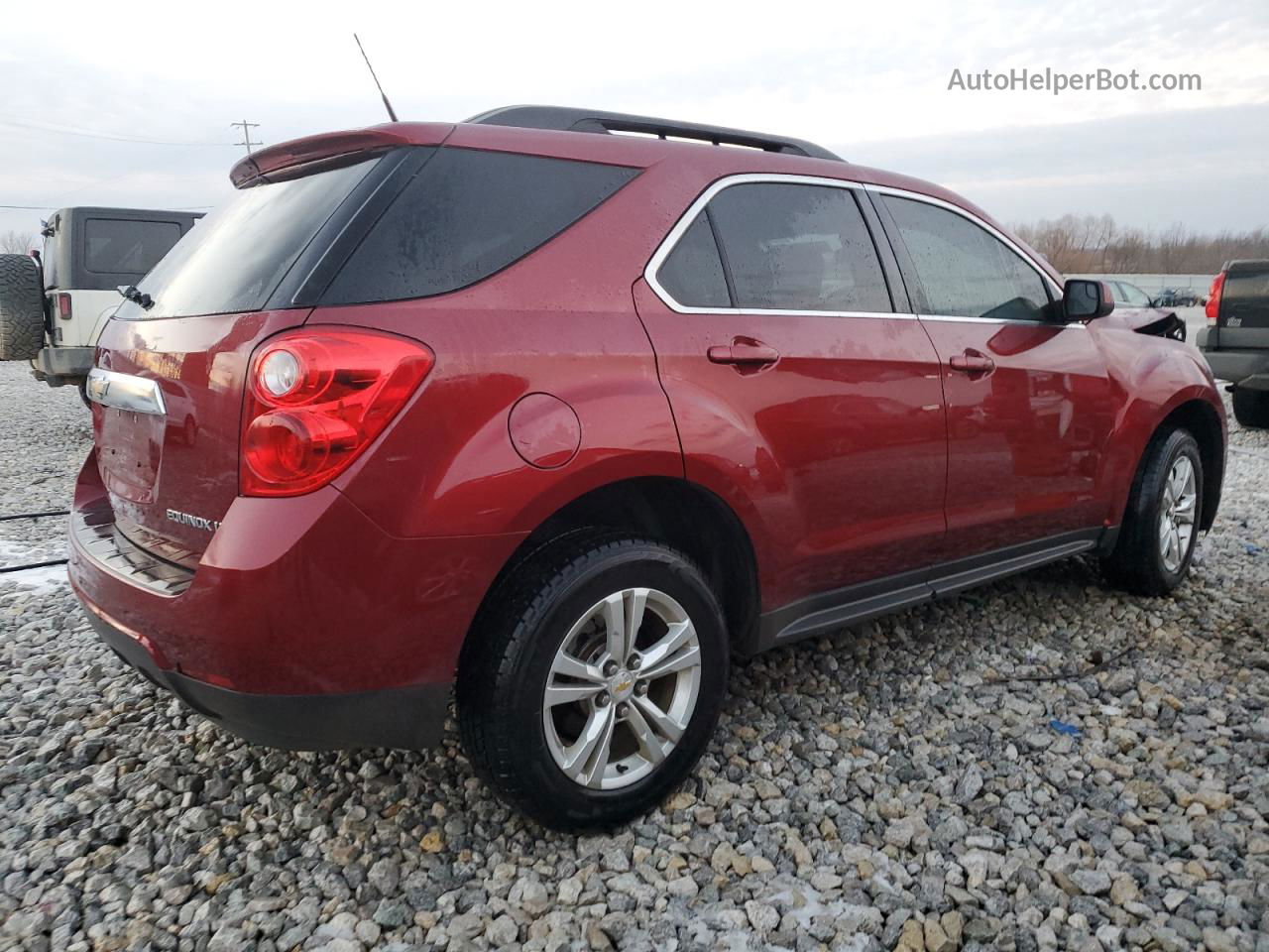 2012 Chevrolet Equinox Lt Red vin: 2GNFLEEK5C6390279