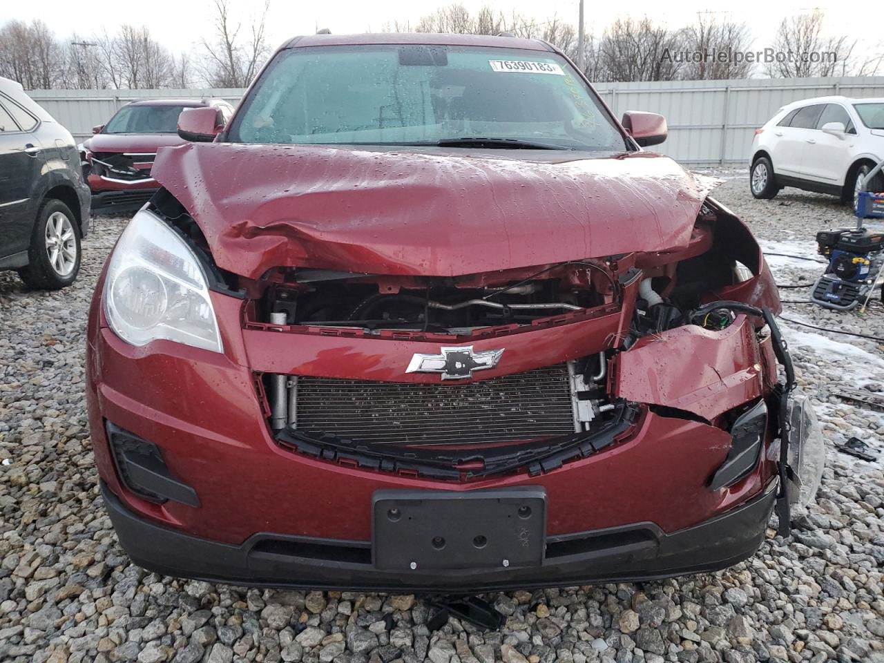 2012 Chevrolet Equinox Lt Red vin: 2GNFLEEK5C6390279