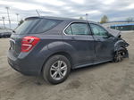 2016 Chevrolet Equinox Ls Gray vin: 2GNFLEEK5G6197409