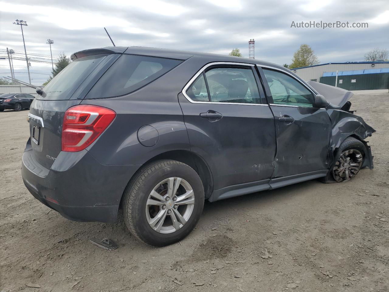 2016 Chevrolet Equinox Ls Gray vin: 2GNFLEEK5G6197409