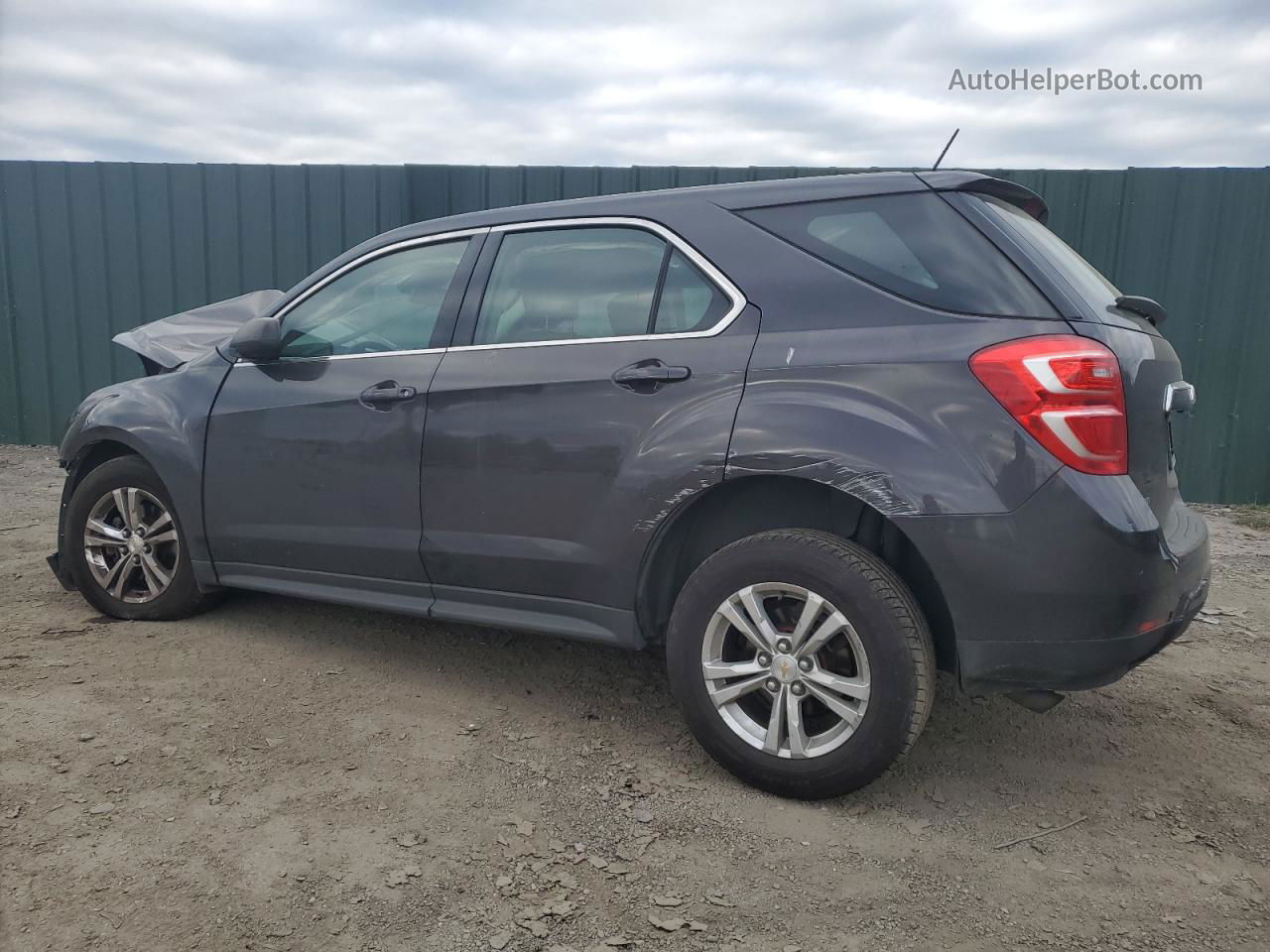 2016 Chevrolet Equinox Ls Gray vin: 2GNFLEEK5G6197409