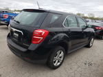 2016 Chevrolet Equinox Ls Black vin: 2GNFLEEK5G6207386