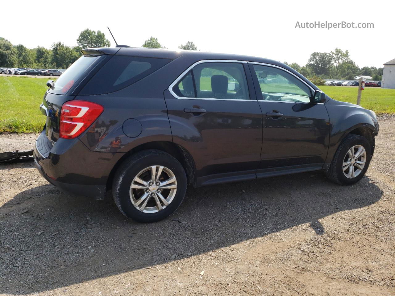 2016 Chevrolet Equinox Ls Gray vin: 2GNFLEEK5G6240405