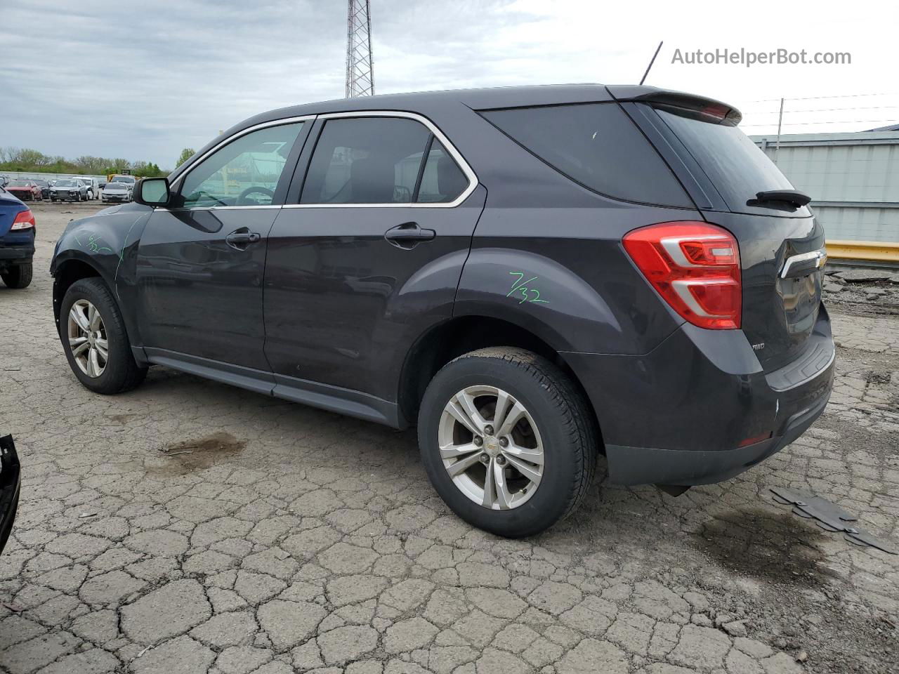 2016 Chevrolet Equinox Ls Серый vin: 2GNFLEEK5G6346109