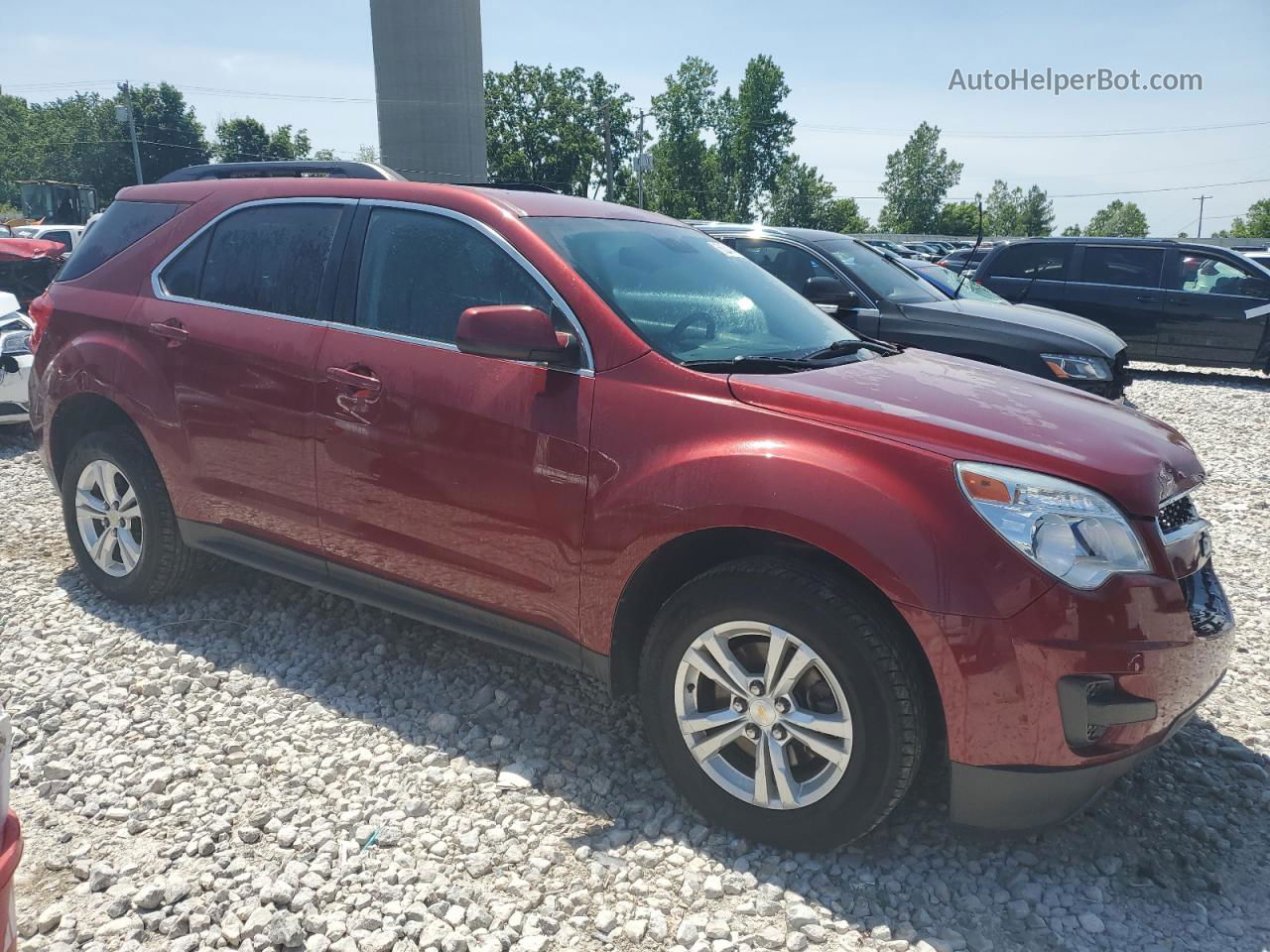 2012 Chevrolet Equinox Lt Burgundy vin: 2GNFLEEK6C6343973