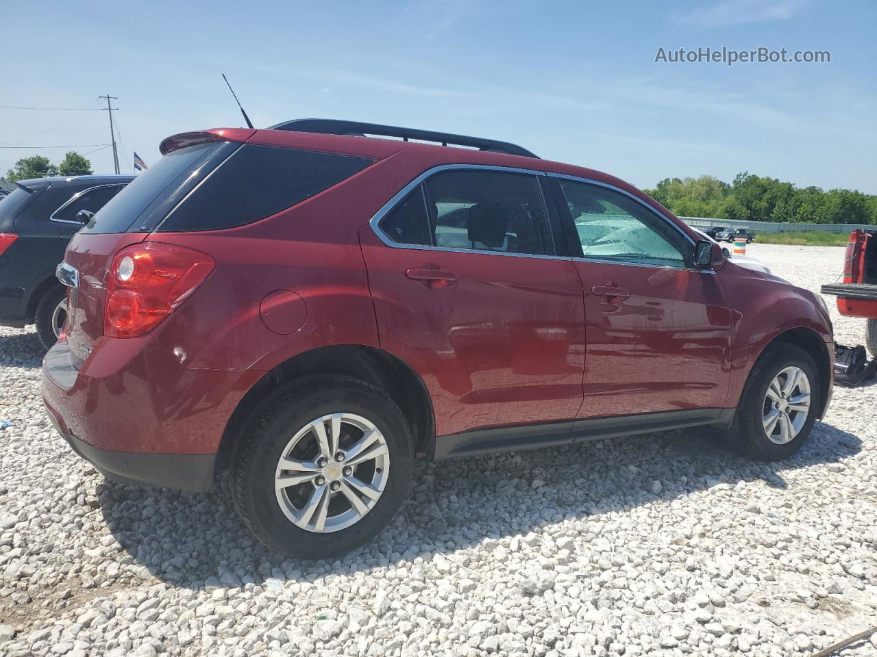 2012 Chevrolet Equinox Lt Burgundy vin: 2GNFLEEK6C6343973