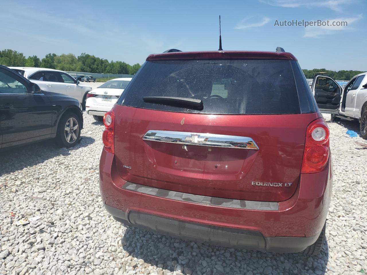 2012 Chevrolet Equinox Lt Burgundy vin: 2GNFLEEK6C6343973