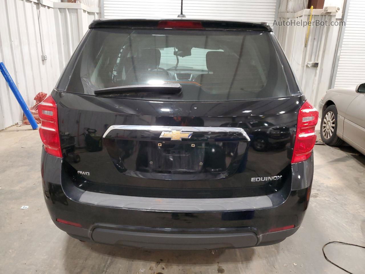 2016 Chevrolet Equinox Ls Black vin: 2GNFLEEK6G6210362