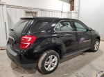 2016 Chevrolet Equinox Ls Black vin: 2GNFLEEK6G6210362