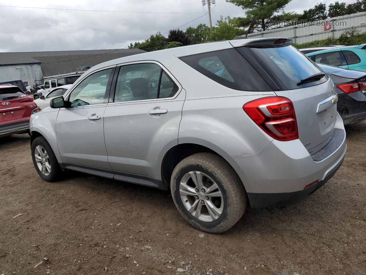 2016 Chevrolet Equinox Ls Silver vin: 2GNFLEEK6G6212113