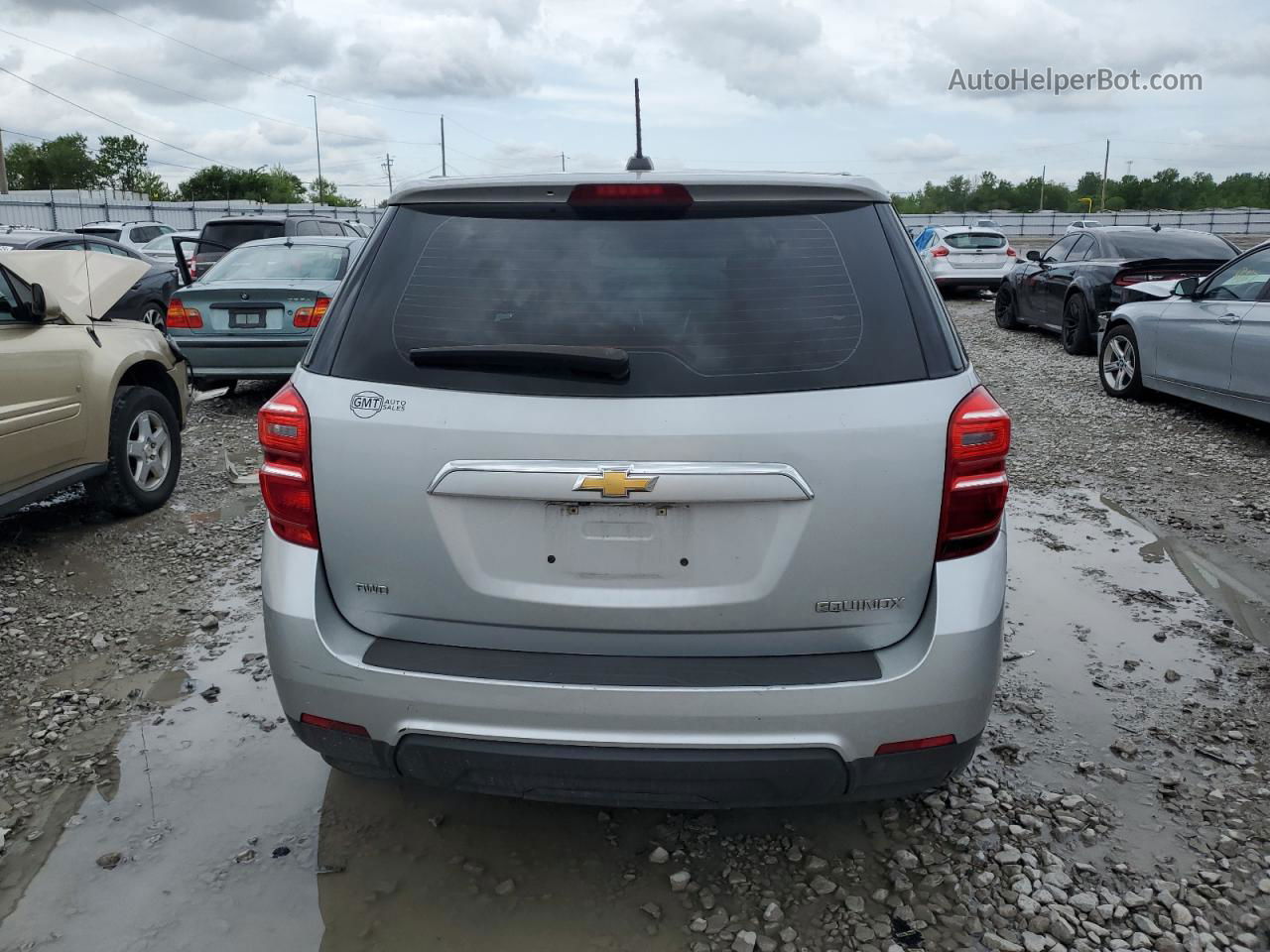 2016 Chevrolet Equinox Ls Silver vin: 2GNFLEEK6G6281030