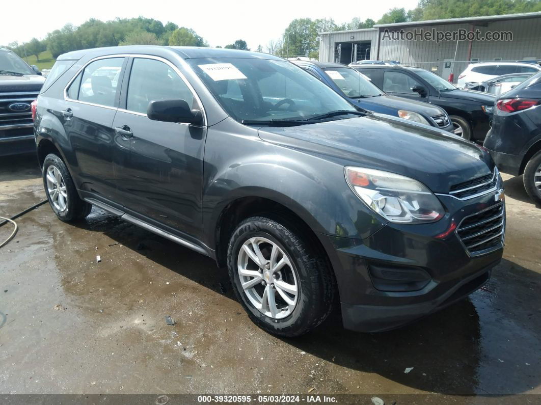 2017 Chevrolet Equinox Ls Gray vin: 2GNFLEEK6H6285712