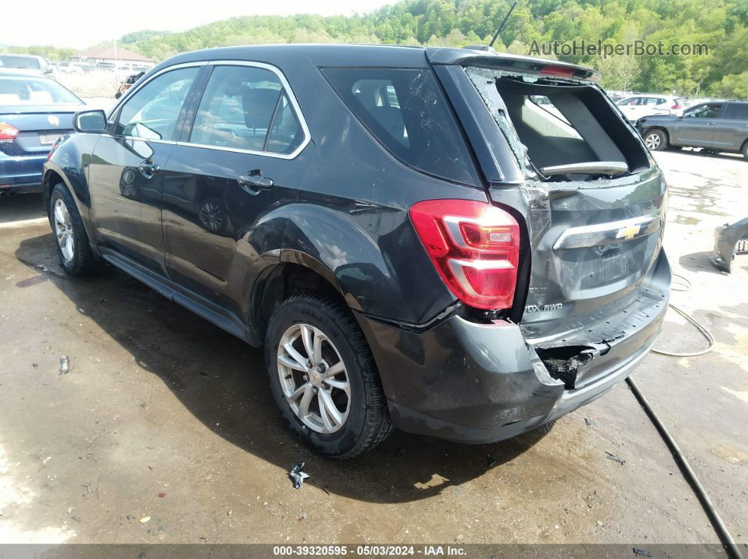 2017 Chevrolet Equinox Ls Gray vin: 2GNFLEEK6H6285712