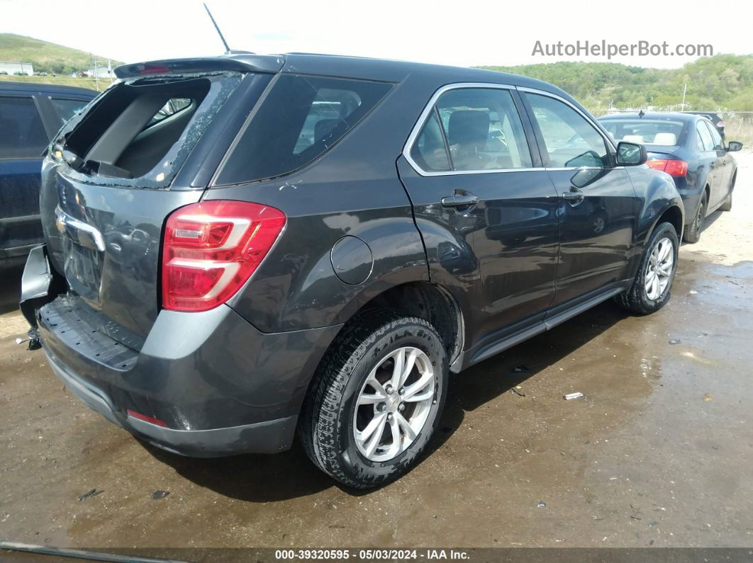 2017 Chevrolet Equinox Ls Gray vin: 2GNFLEEK6H6285712