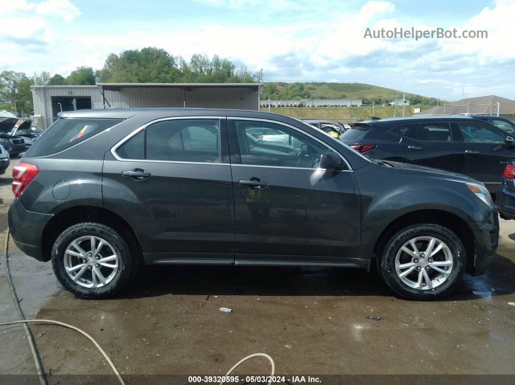 2017 Chevrolet Equinox Ls Gray vin: 2GNFLEEK6H6285712