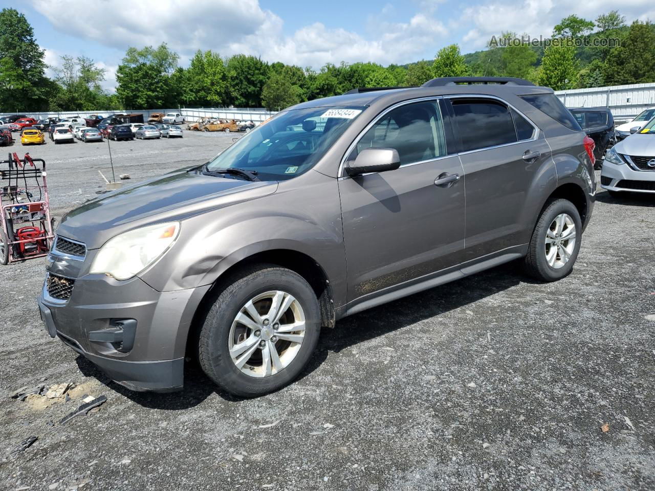 2012 Chevrolet Equinox Lt Gray vin: 2GNFLEEK7C6212664