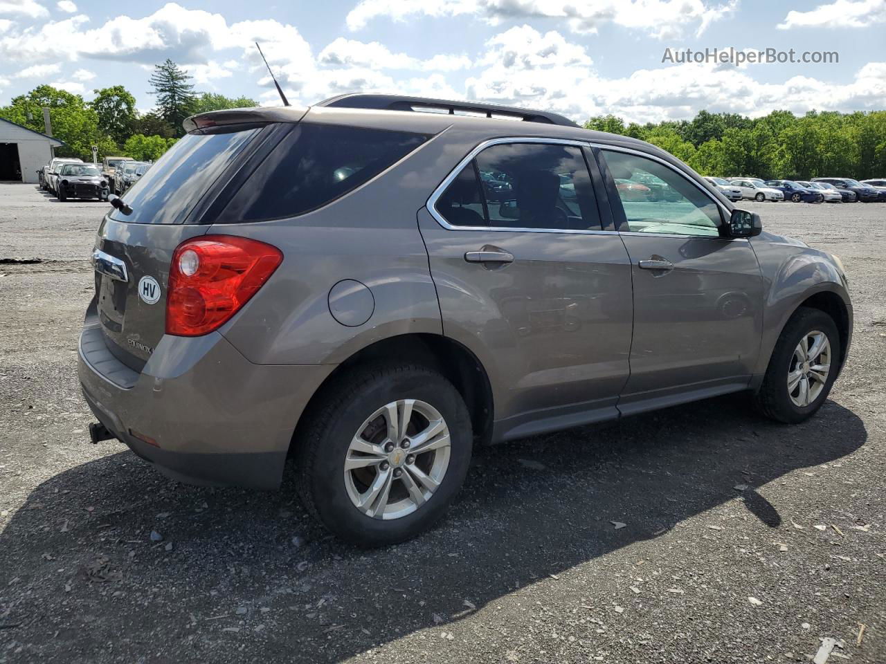 2012 Chevrolet Equinox Lt Gray vin: 2GNFLEEK7C6212664