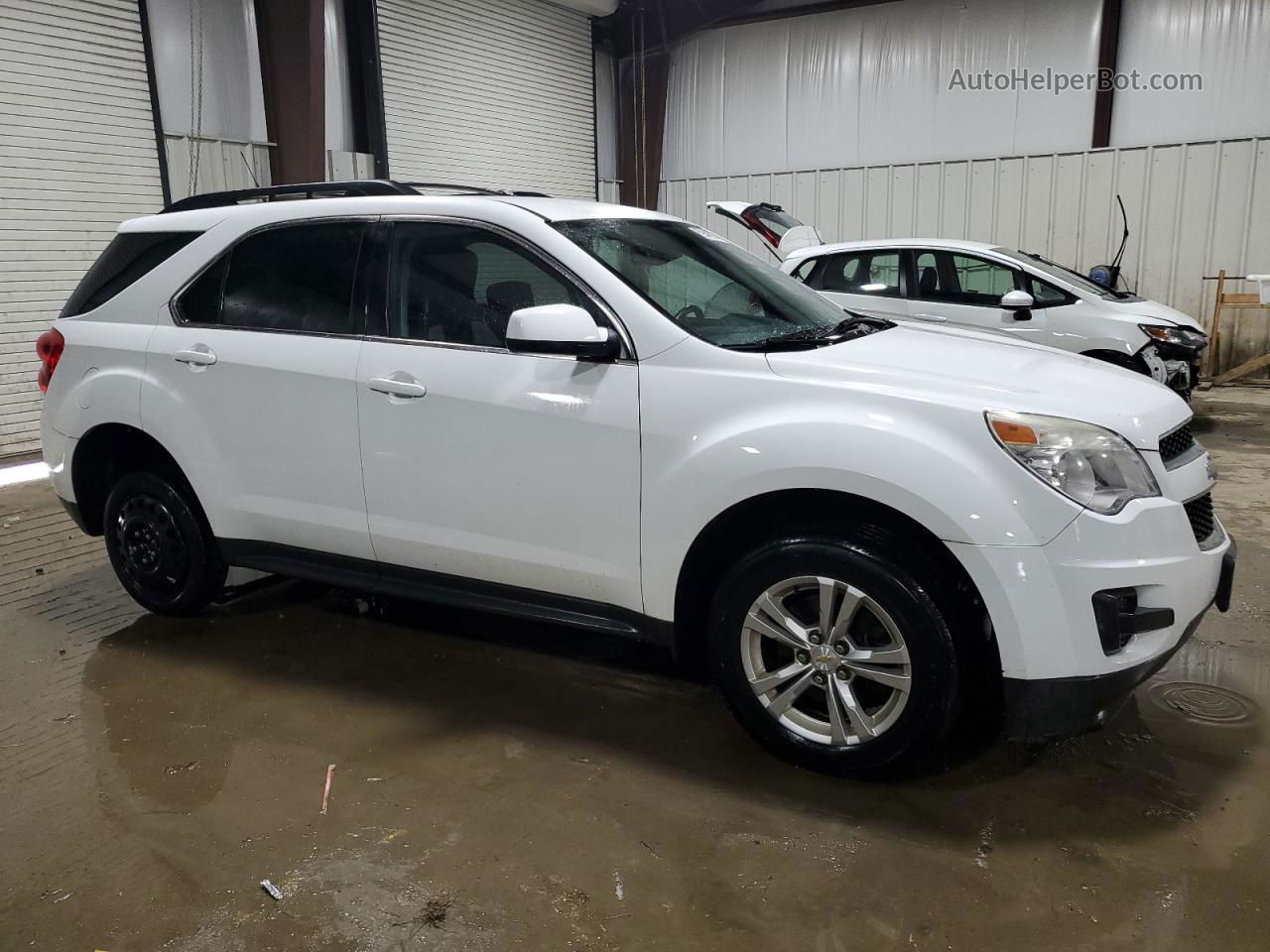 2012 Chevrolet Equinox Lt White vin: 2GNFLEEK7C6331878