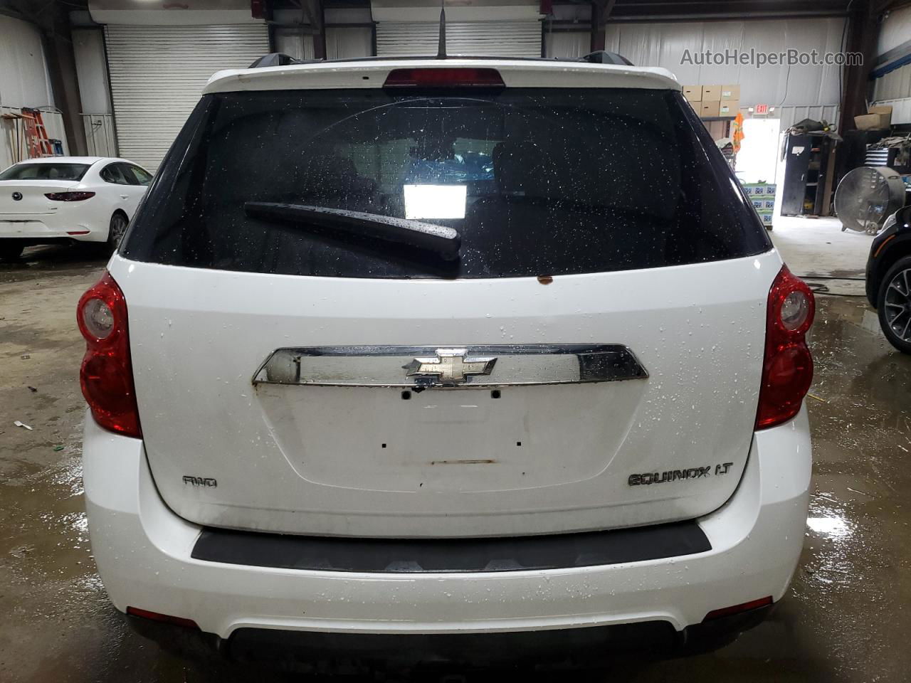 2012 Chevrolet Equinox Lt White vin: 2GNFLEEK7C6331878