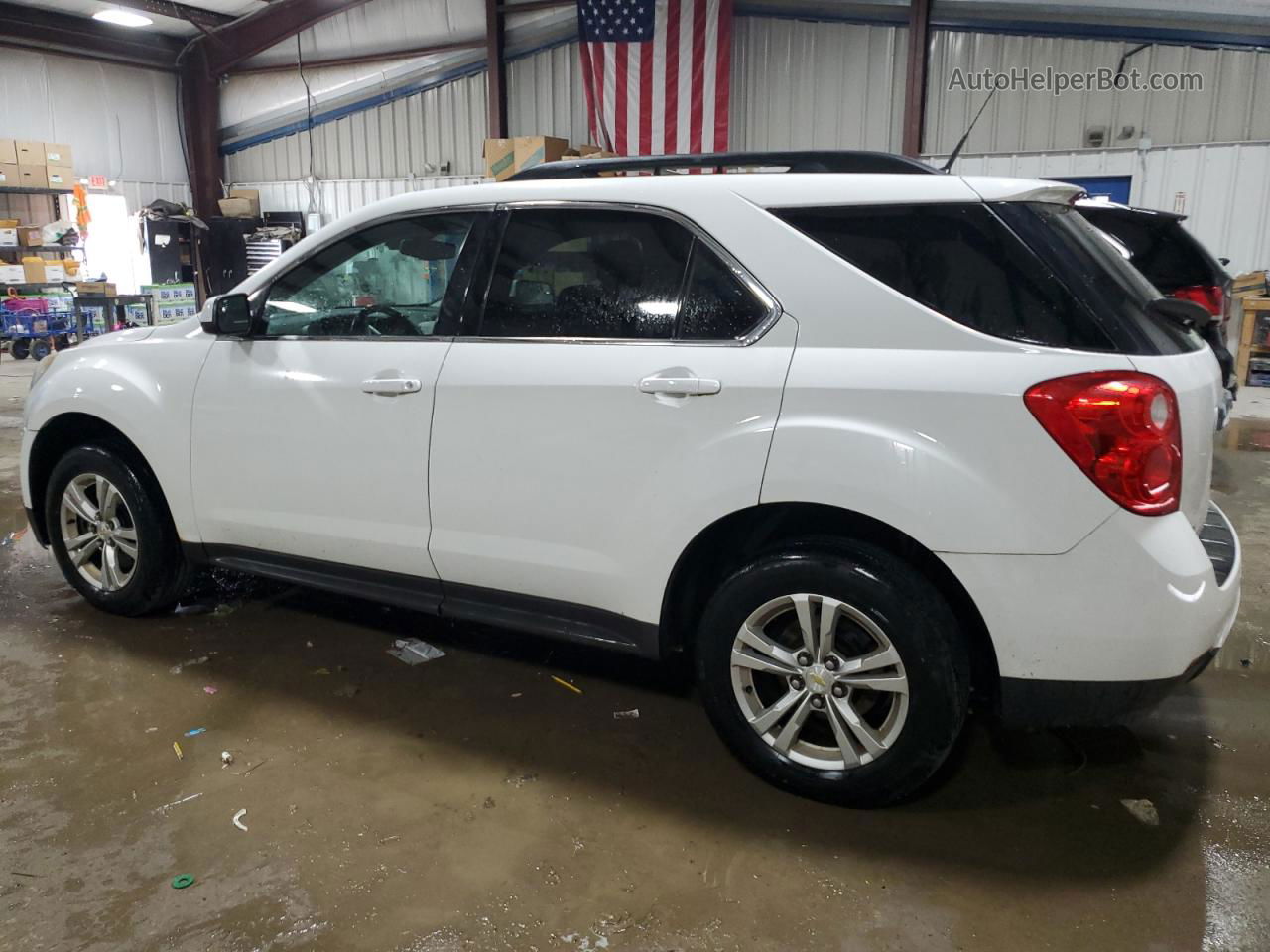 2012 Chevrolet Equinox Lt White vin: 2GNFLEEK7C6331878