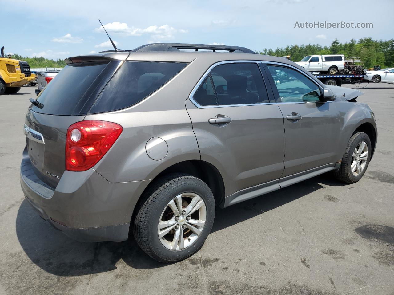 2012 Chevrolet Equinox Lt Gray vin: 2GNFLEEK7C6337728