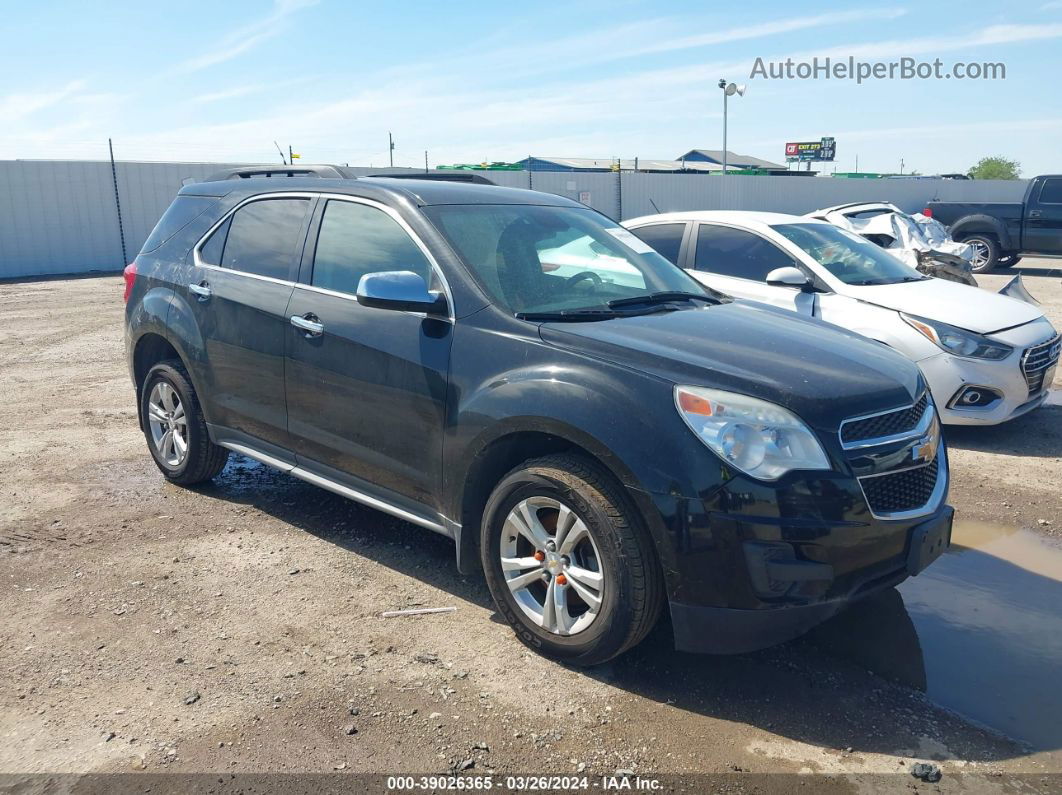 2012 Chevrolet Equinox 1lt Black vin: 2GNFLEEK7C6340192