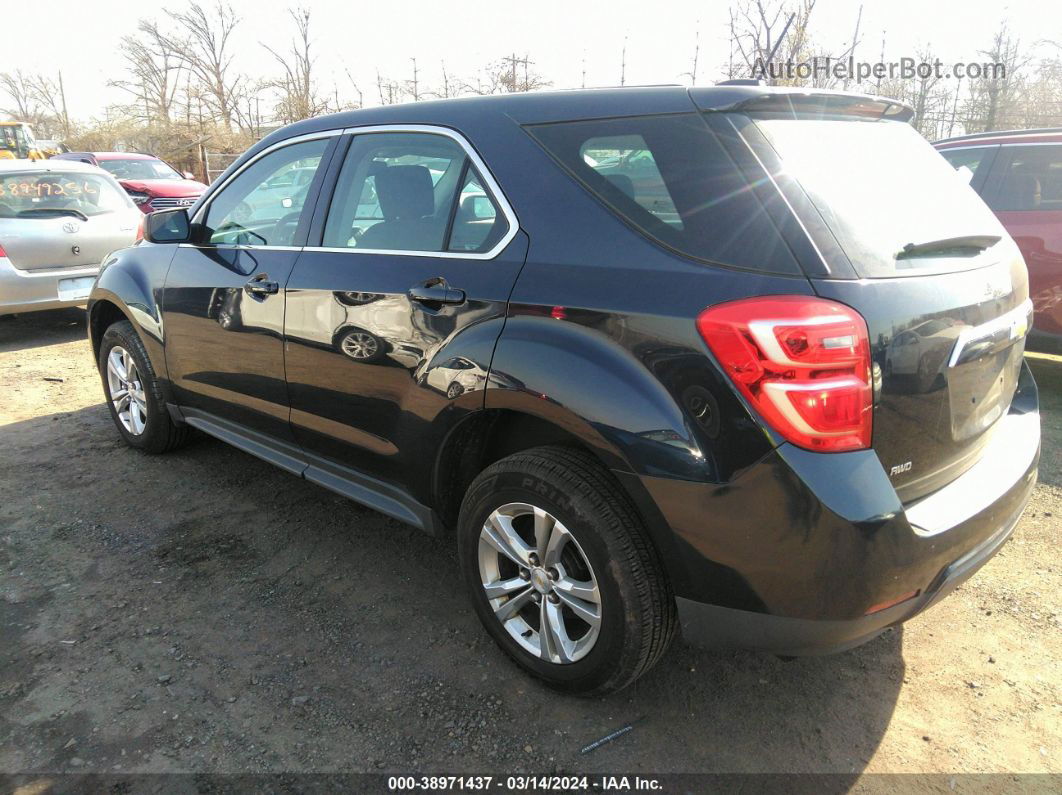 2016 Chevrolet Equinox Ls Dark Blue vin: 2GNFLEEK7G6164458