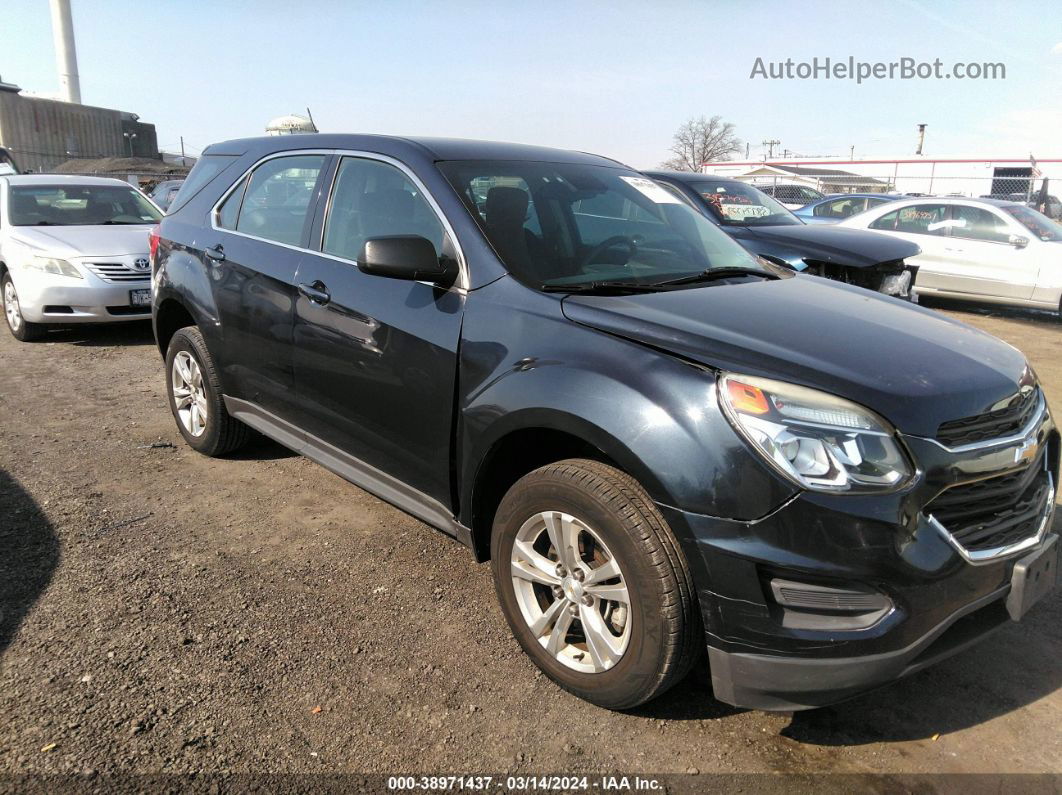 2016 Chevrolet Equinox Ls Dark Blue vin: 2GNFLEEK7G6164458