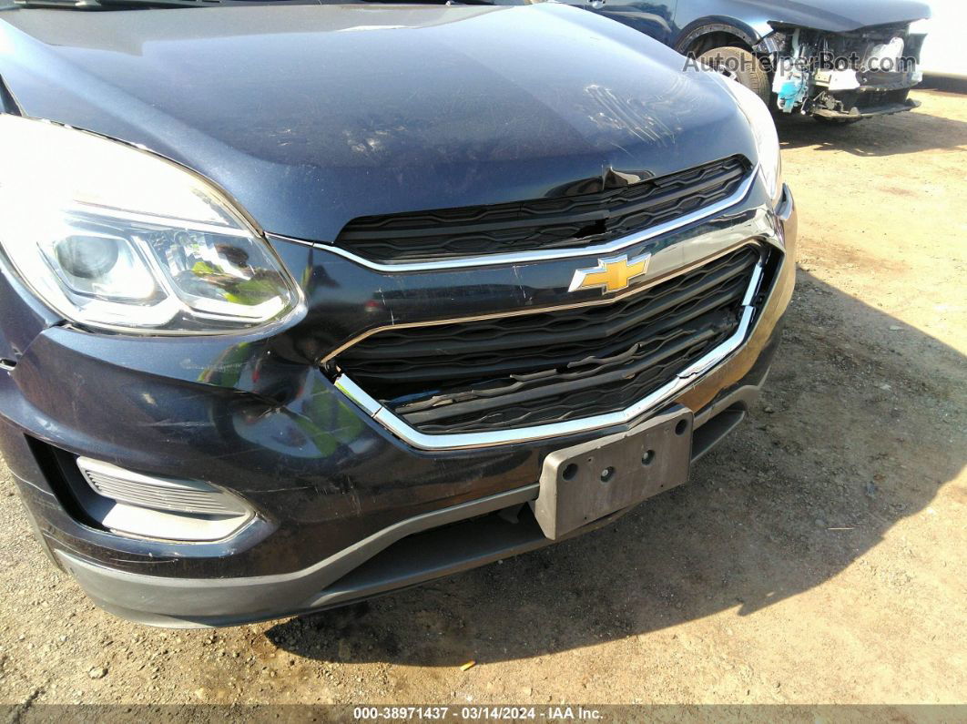 2016 Chevrolet Equinox Ls Dark Blue vin: 2GNFLEEK7G6164458