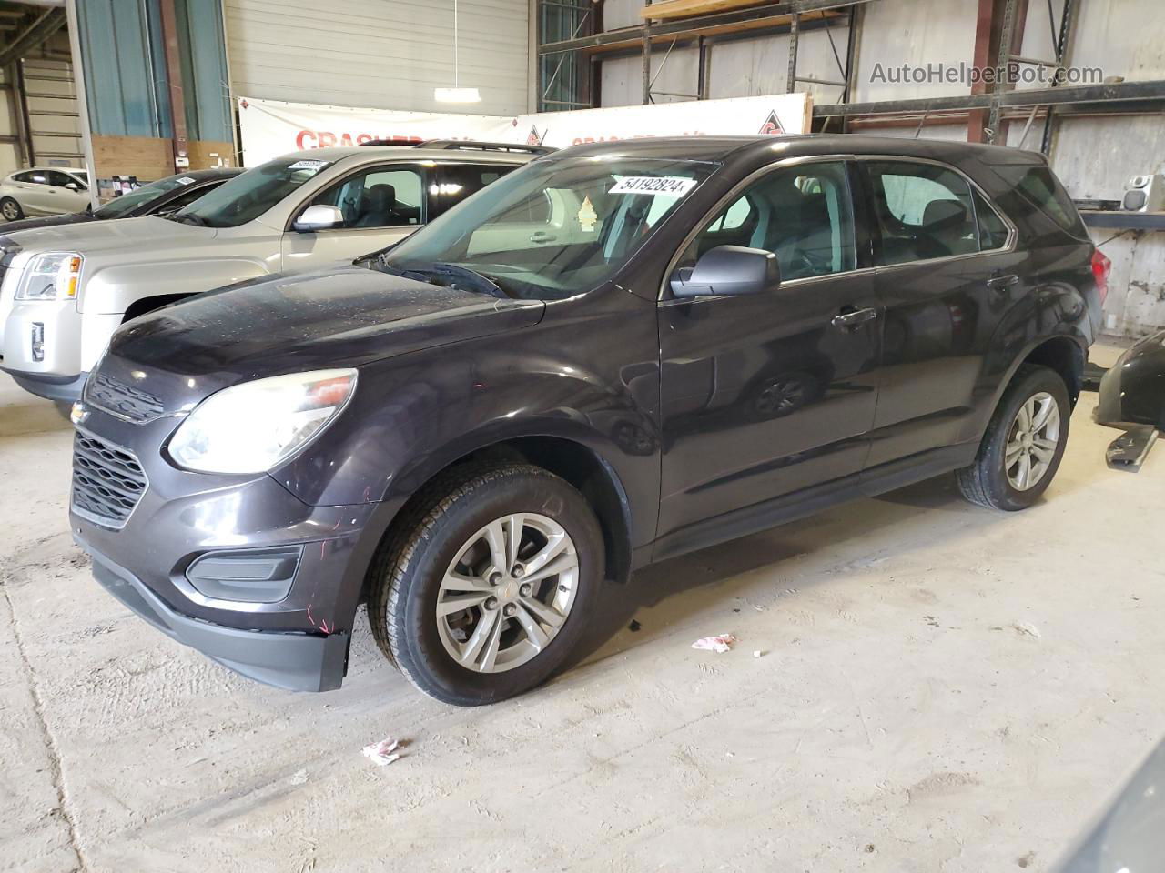 2016 Chevrolet Equinox Ls Charcoal vin: 2GNFLEEK7G6234363