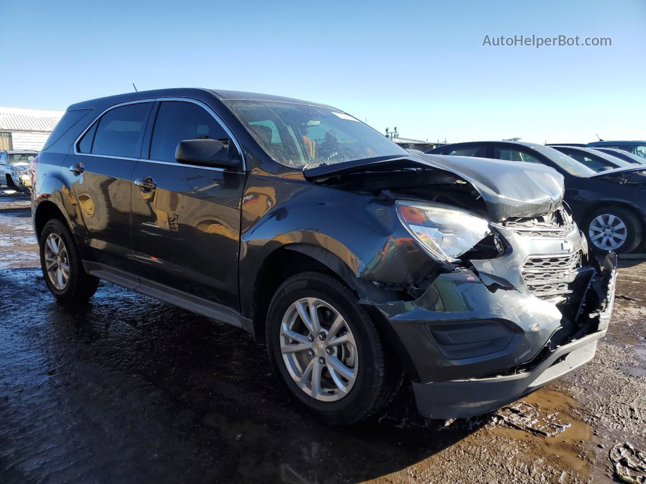 2017 Chevrolet Equinox Ls Угольный vin: 2GNFLEEK7H6216091