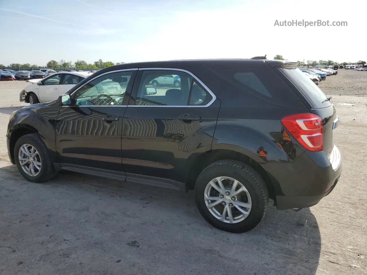 2017 Chevrolet Equinox Ls Black vin: 2GNFLEEK7H6289834