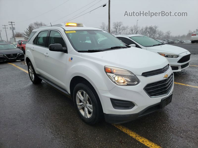 2016 Chevrolet Equinox Ls Белый vin: 2GNFLEEK8G6359873