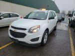 2016 Chevrolet Equinox Ls White vin: 2GNFLEEK8G6359873