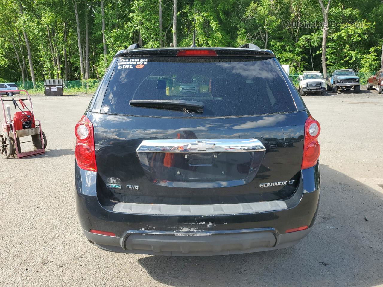 2012 Chevrolet Equinox Lt Black vin: 2GNFLEEK9C6123243