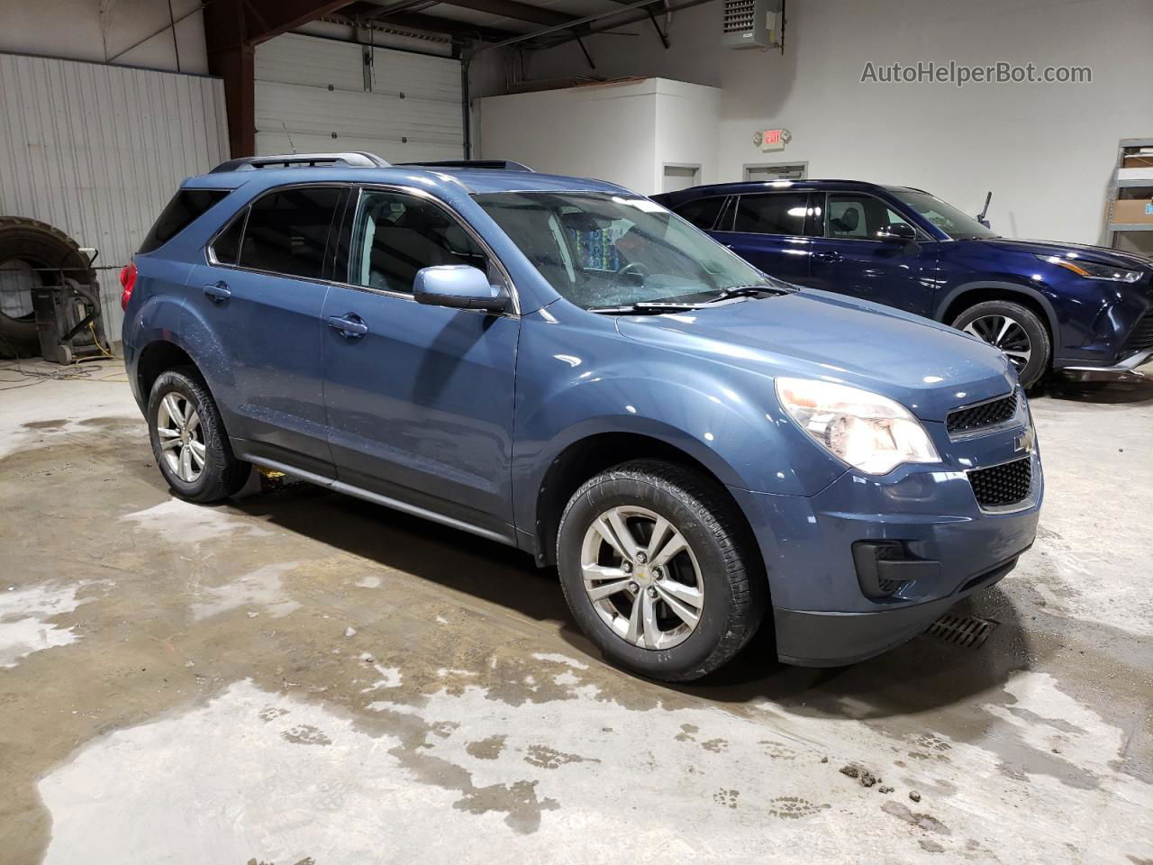 2012 Chevrolet Equinox Lt Синий vin: 2GNFLEEK9C6208194