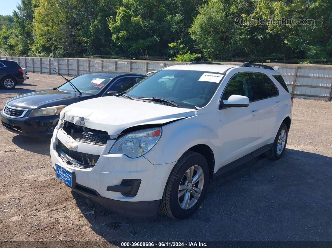 2012 Chevrolet Equinox 1lt White vin: 2GNFLEEK9C6250672