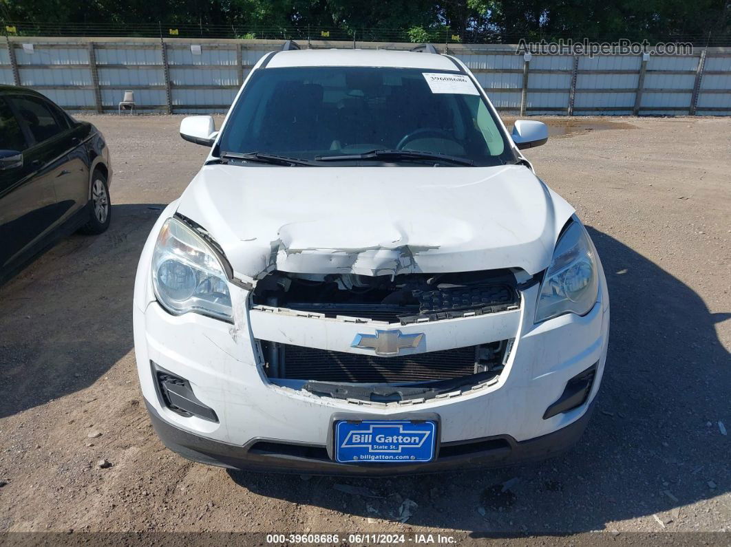 2012 Chevrolet Equinox 1lt White vin: 2GNFLEEK9C6250672