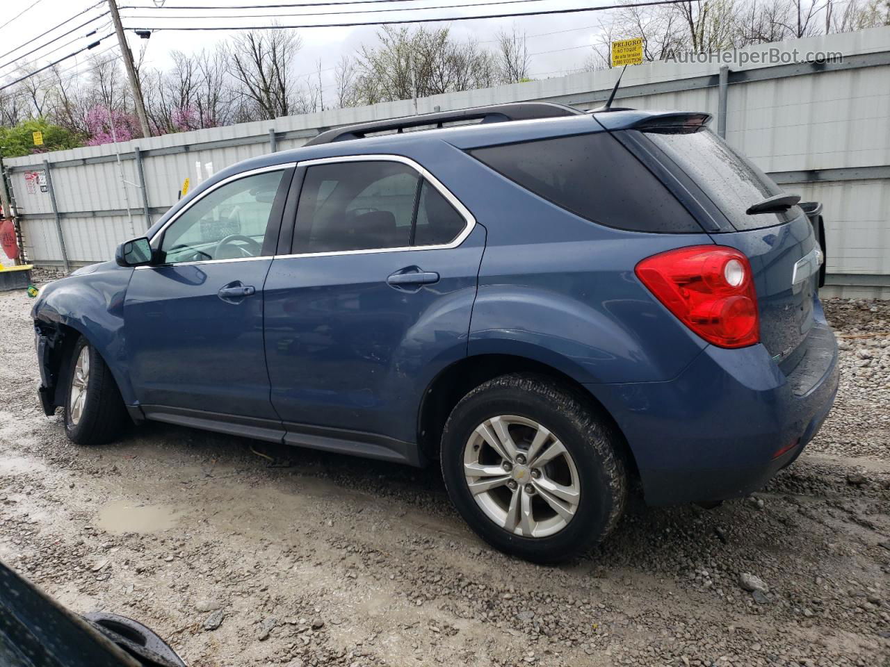 2012 Chevrolet Equinox Lt Blue vin: 2GNFLEEK9C6260764